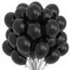 svart latex Helium-ballonger